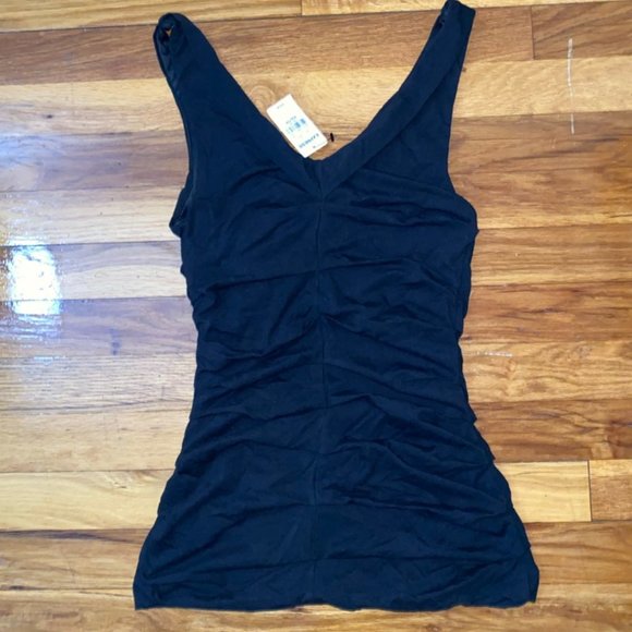 LAST CHANCE -NWT Express sleeveless scrunched shirt XS - Picture 6 of 6